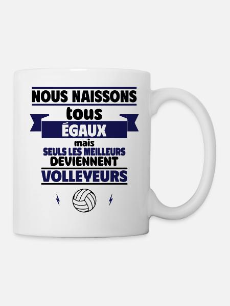 les meilleurs volleyeurs - Mug blanc - blanc
