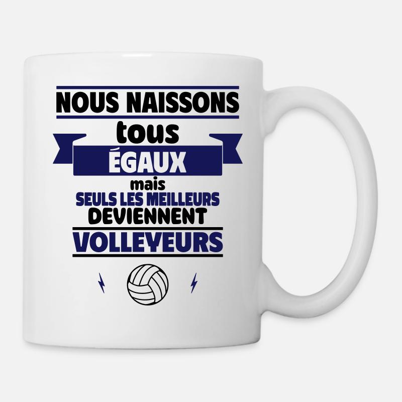 les meilleurs volleyeurs - Mug blanc - blanc