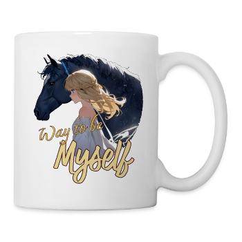 Art und Weise ich selbst zu sein - Tasse - Weiß - Rechts
