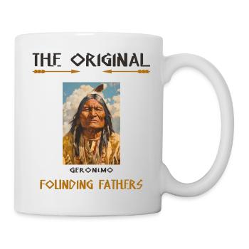 Folding father, amerivan native, indiana - Tasse - Weiß - Rechts