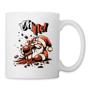 Oh No! Nice presents for chocolate fans - Mug - white - Right