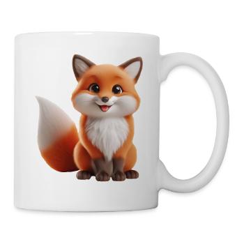 Fuchs 1 - Tasse - Weiß - Rechts