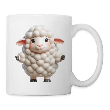 Moutons 2 - Mug blanc - blanc - Droite