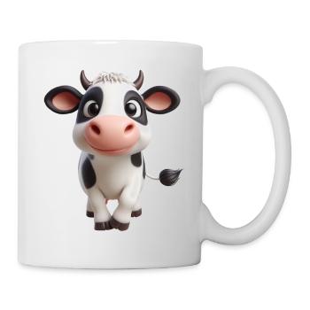 Kuh 3 - Tasse - Weiß - Rechts