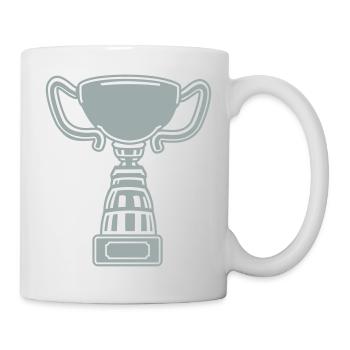 pokal - Tasse - Weiß - Rechts