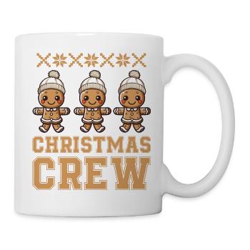 lebkuchenmann christmas crew - Tasse - Weiß - Rechts