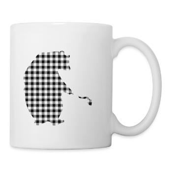Grand frère ours - Mug blanc - blanc - Droite