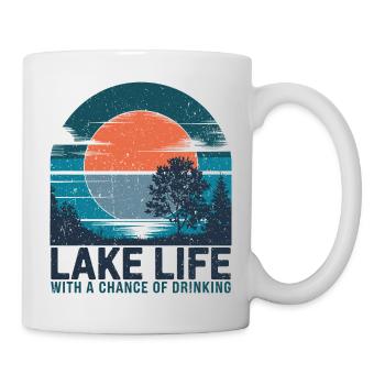 Entspannung pur am See - Tasse - Weiß - Rechts