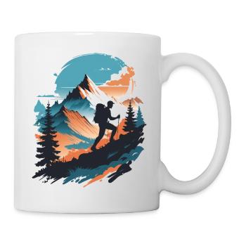 Mountains Hiking - Mug - white - Right