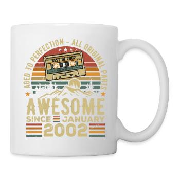 Anniversaire Janvier 2002 | Cadeau Janvier 2002 - Mug blanc - blanc - Droite