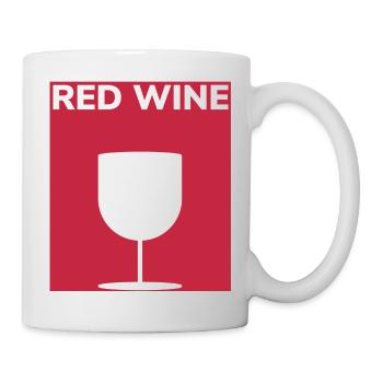 Geschenk für Rotwein,liebhaber - Tasse - Weiß - Rechts