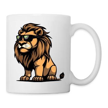 Lion Comic Cool - Mug - white - Right