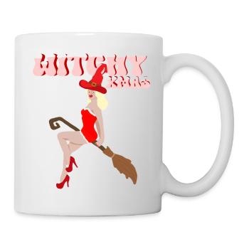 Hexenhafte Weihnachten - Tasse - Weiß - Rechts