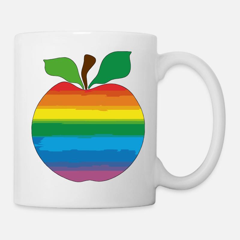 Apfel - Tasse - Weiß