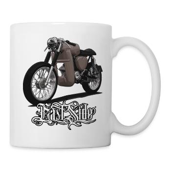 S51 (braun) // Illustration - Tasse - Weiß - Rechts