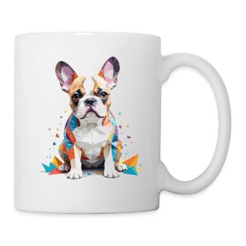 French Bulldog Playful Adorable Fun Animal Color - Mug - white - Right