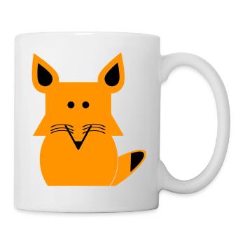Fuchs - Tasse - Weiß - Rechts