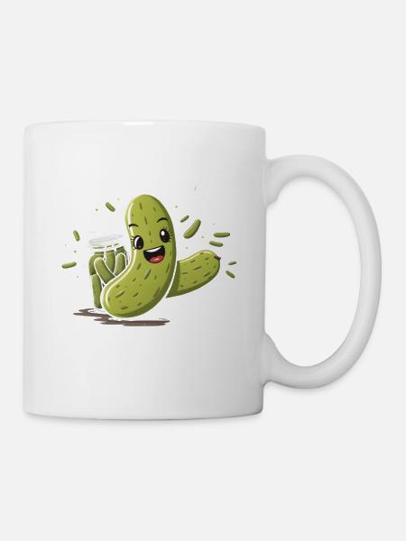 SAURE GURKEN - Tasse - Weiß