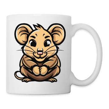 Bande dessinée souris - Mug blanc - blanc - Droite