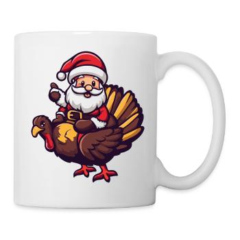 Truthan Père Noël dessin animé - Mug blanc - blanc - Droite