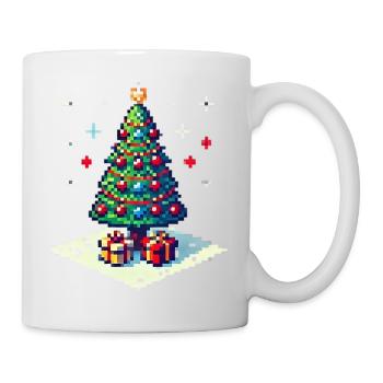 8 Bit Christmas Tree - Mug - white - Right