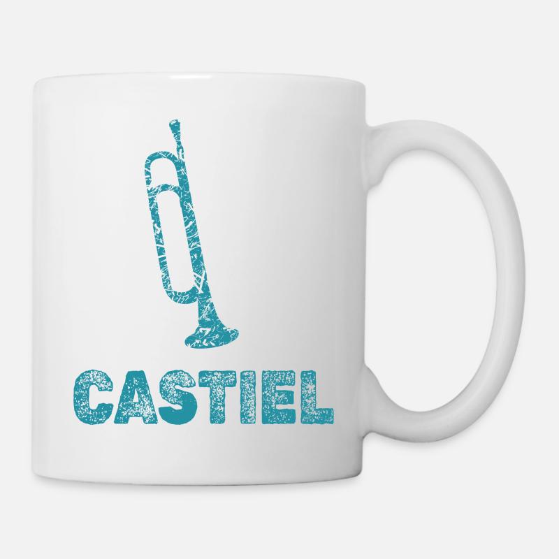 Blasmusik Castiel - Tasse - Weiß