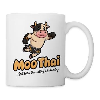 Humorous martial arts design - Mug - white - Right