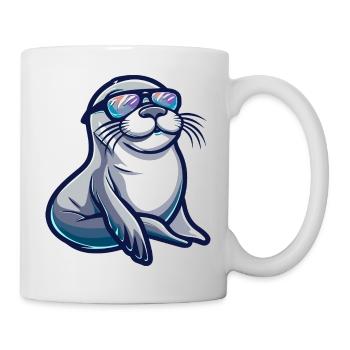 seal animal animal - Mug - white - Right