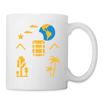 Voyage Humour vacances - Mug blanc - blanc - Droite