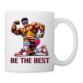 bodybuilder best - Tasse - Weiß - Rechts