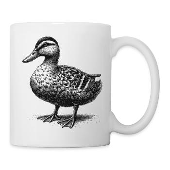 Canard - Mug blanc - blanc - Droite