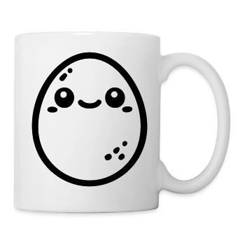 laughing egg - Mug - white - Right