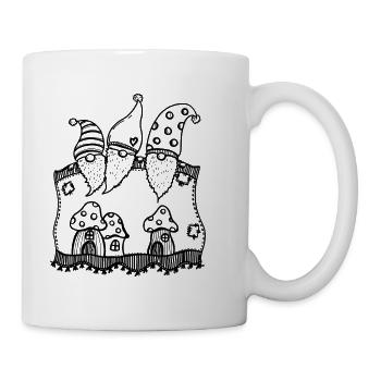 Gute Nacht kleine Zwergenfreunde - Tasse - Weiß - Rechts
