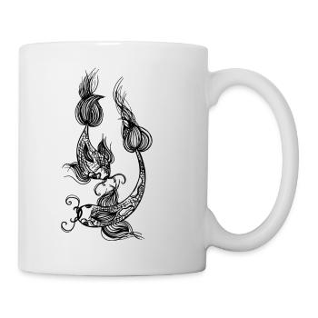 La danse du poisson - Mug blanc - blanc - Droite