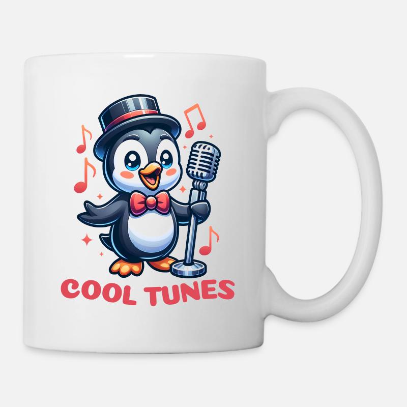 Penguin Jazz Singer - Mug - white