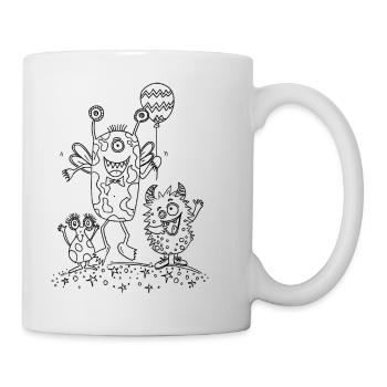 Monster Party Fun - Mug - white - Right