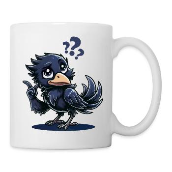 rabe comic - Tasse - Weiß - Rechts