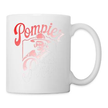 Pompier Pro - Mug blanc - blanc - Droite