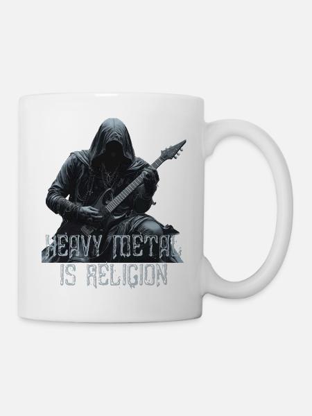 heavy Metal is Religion - Tasse - Weiß