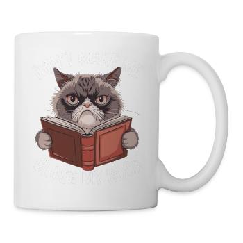 Buchliebhaber: Mein Buch nicht schließen - Tasse - Weiß - Rechts