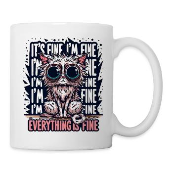 Good kitty's Bad Day - Tasse - Weiß - Rechts