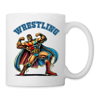 Wrestling - Tasse - Weiß - Rechts