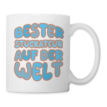 Appointment as plasterer - Mug - white - Right