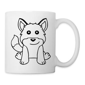 Fox Red Fox Wild Animal Clever Forest Inhabitants - Mug - white - Right
