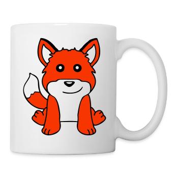 Fox Red Fox Wild Animal Clever Forest Inhabitants - Mug - white - Right