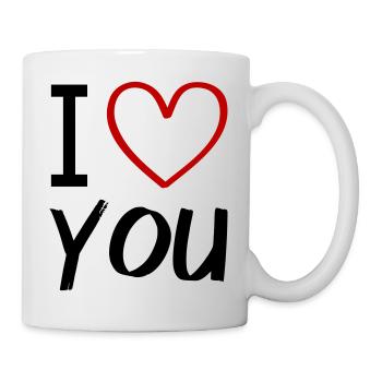 i love you - Mug - white - Right