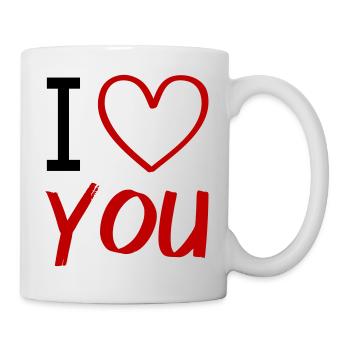 i love you - Mug - white - Right