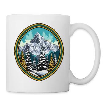 Mountains Forest Summits Ski - Mug - white - Right