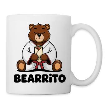 Bearrito - Drôle d’amateur de burrito d’ours - Mug blanc - blanc - Droite