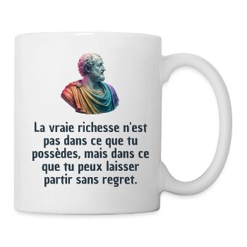 T-shirts Stoïcisme : L'inspiration à portée de soi - Mug blanc - blanc - Droite